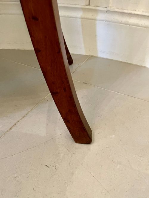 ANTIQUE SET OF SIX VICTORIAN MAHOGANY DINING CHAIRS - ADDITIONAL PHOTO 4