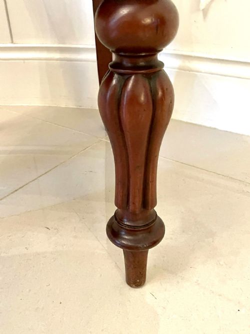 ANTIQUE SET OF SIX VICTORIAN MAHOGANY DINING CHAIRS - ADDITIONAL PHOTO 5
