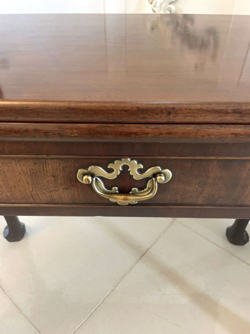 FINE ANTIQUE 18TH CENTURY GEORGE II IRISH CHIPPENDALE QUALITY MAHOGANY CARDSIDE TABLE - ADDITIONAL PHOTO 17