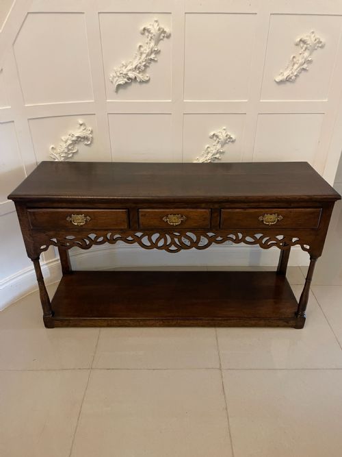 Antique Victorian Quality Oak Dresser Base