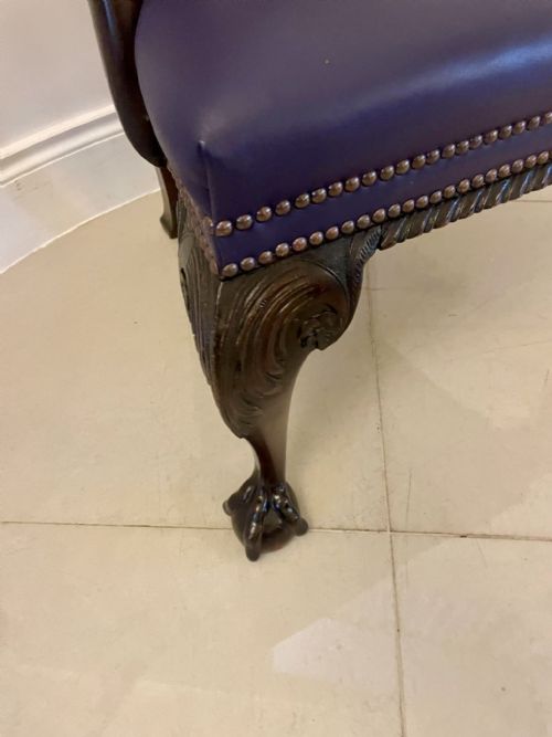 OUTSTANDING QUALITY SET OF 8 ANTIQUE VICTORIAN CARVED MAHOGANY DINING CHAIRS - ADDITIONAL PHOTO 2