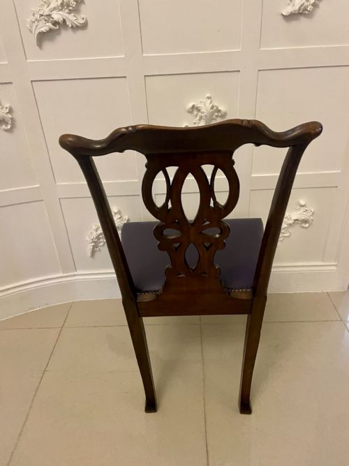 OUTSTANDING QUALITY SET OF 8 ANTIQUE VICTORIAN CARVED MAHOGANY DINING CHAIRS - ADDITIONAL PHOTO 14