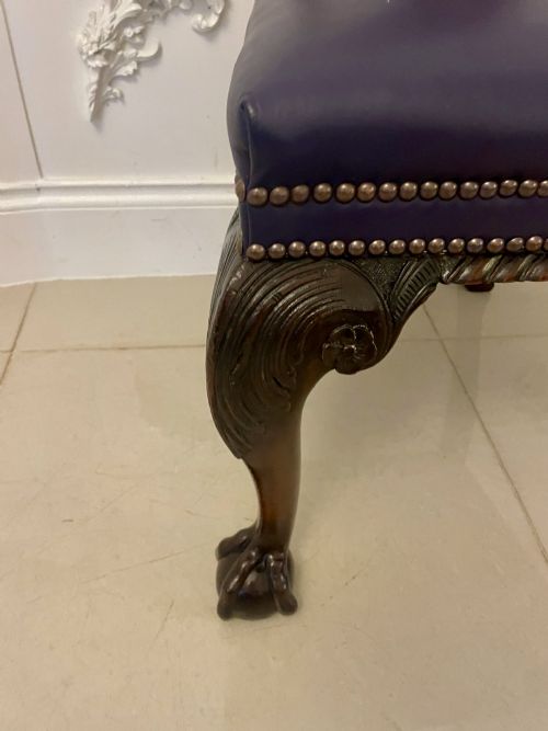 OUTSTANDING QUALITY SET OF 8 ANTIQUE VICTORIAN CARVED MAHOGANY DINING CHAIRS - ADDITIONAL PHOTO 18