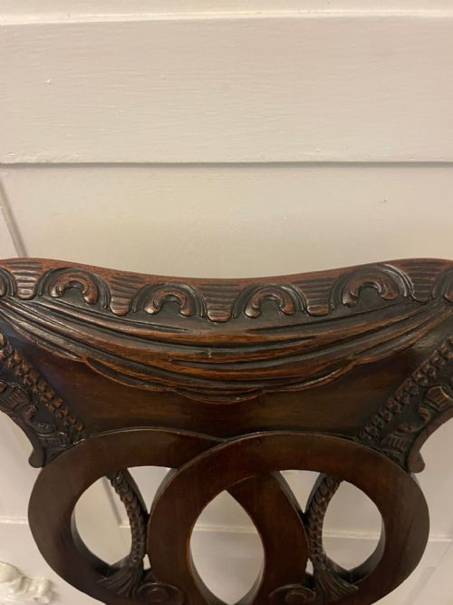OUTSTANDING QUALITY SET OF 8 ANTIQUE VICTORIAN CARVED MAHOGANY DINING CHAIRS - ADDITIONAL PHOTO 20