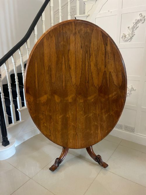Exceptional Quality Antique Victorian Rosewood Centre/dining Table