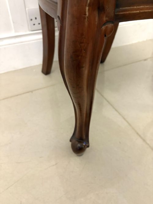 SUPERB QUALITY SET OF SIX ANTIQUE VICTORIAN MAHOGANY DINING CHAIRS - ADDITIONAL PHOTO 4