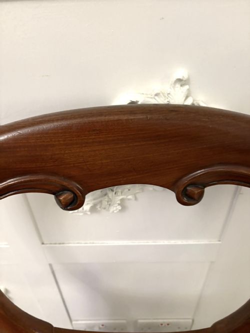 SUPERB QUALITY SET OF SIX ANTIQUE VICTORIAN MAHOGANY DINING CHAIRS - ADDITIONAL PHOTO 7