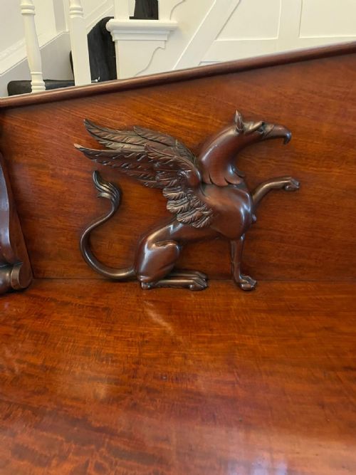 fig 1. Magnificent Quality Antique William IV Carved Mahogany Sideboard