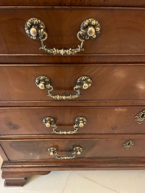 OUTSTANDING QUALITY ANTIQUE GEORGE III MAHOGANY BUREAU - ADDITIONAL PHOTO 7