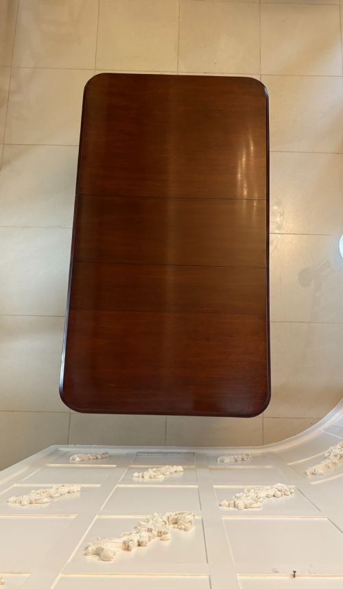 SUPERB QUALITY 8 SEATER ANTIQUE VICTORIAN FIGURED MAHOGANY EXTENDING DINING TABLE - ADDITIONAL PHOTO 18
