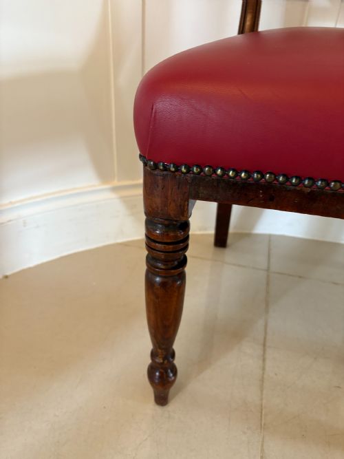 fig 1. Set of 4 Antique George III Quality Mahogany Dining Chairs