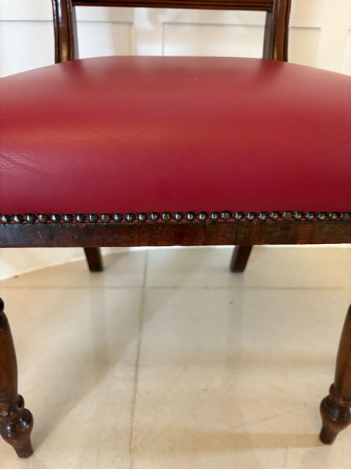SET OF 4 ANTIQUE GEORGE III QUALITY MAHOGANY DINING CHAIRS - ADDITIONAL PHOTO 1