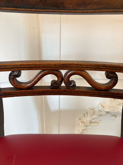 SET OF 4 ANTIQUE GEORGE III QUALITY MAHOGANY DINING CHAIRS - ADDITIONAL PHOTO 3