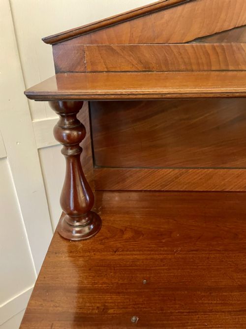 QUALITY ANTIQUE WILLIAM IV FIGURED MAHOGANY SIDEBOARD - ADDITIONAL PHOTO 3