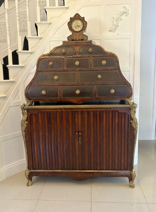 SUPERB QUALITY 19TH CENTURY ANTIQUE FRENCH KINGWOOD AND ORMOLU MOUNTED CARTONNIER CABINET - ADDITIONAL PHOTO 6