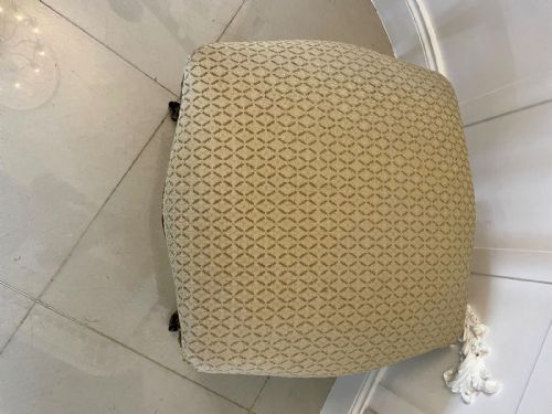 ANTIQUE VICTORIAN CARVED WALNUT AND GILT STOOL - ADDITIONAL PHOTO 4