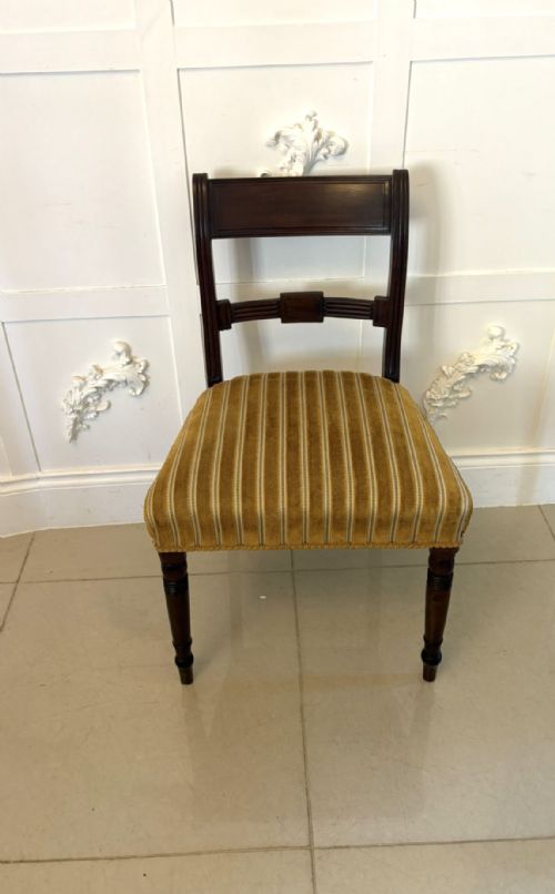 PAIR OF ANTIQUE GEORGE III QUALITY MAHOGANY SIDE CHAIRS - ADDITIONAL PHOTO 4