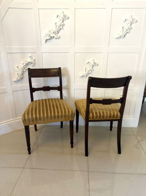 PAIR OF ANTIQUE GEORGE III QUALITY MAHOGANY SIDE CHAIRS - ADDITIONAL PHOTO 5