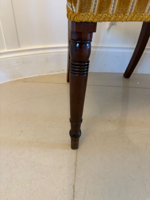 PAIR OF ANTIQUE GEORGE III QUALITY MAHOGANY SIDE CHAIRS - ADDITIONAL PHOTO 6