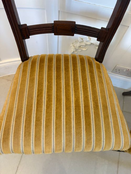 PAIR OF ANTIQUE GEORGE III QUALITY MAHOGANY SIDE CHAIRS - ADDITIONAL PHOTO 8