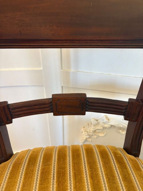 PAIR OF ANTIQUE GEORGE III QUALITY MAHOGANY SIDE CHAIRS - ADDITIONAL PHOTO 10