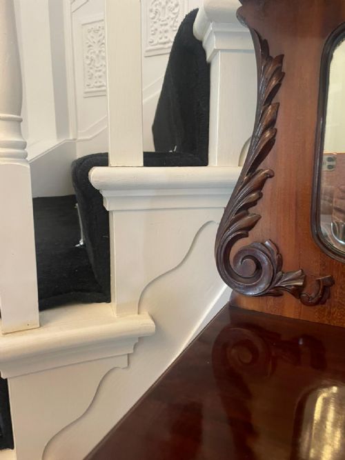 OUTSTANDING QUALITY LARGE ANTIQUE VICTORIAN MAHOGANY INLAID SATINWOOD DISPLAY CABINET - ADDITIONAL PHOTO 5