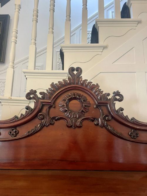 OUTSTANDING QUALITY LARGE ANTIQUE VICTORIAN MAHOGANY INLAID SATINWOOD DISPLAY CABINET - ADDITIONAL PHOTO 11