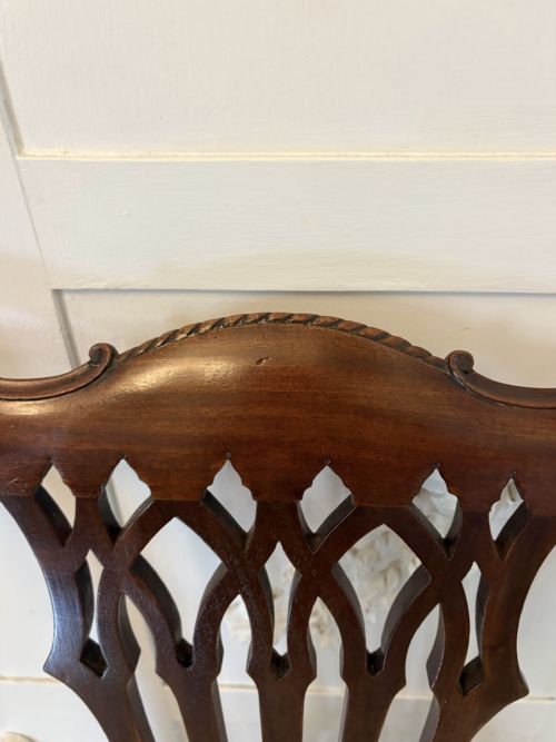 OUTSTANDING QUALITY SET OF 8 ANTIQUE VICTORIAN CARVED MAHOGANY DINING CHAIRS - ADDITIONAL PHOTO 15