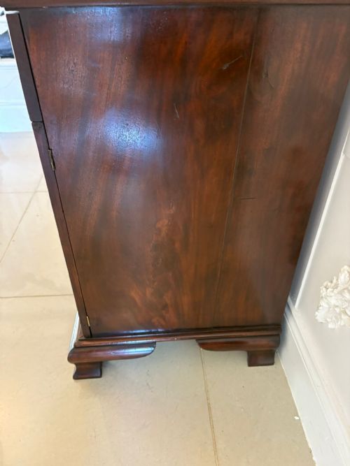 OUTSTANDING QUALITY ANTIQUE VICTORIAN MAHOGANY INLAID BOOKCASE - ADDITIONAL PHOTO 10
