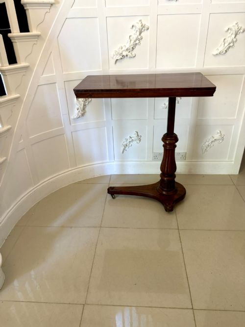 ANTIQUE VICTORIAN QUALITY MAHOGANY ADJUSTABLE READINGSIDE TABLE