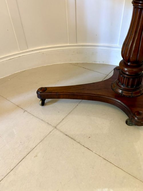 ANTIQUE VICTORIAN QUALITY MAHOGANY ADJUSTABLE READINGSIDE TABLE - ADDITIONAL PHOTO 1