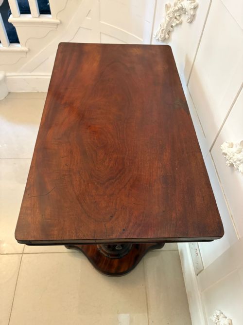 ANTIQUE VICTORIAN QUALITY MAHOGANY ADJUSTABLE READINGSIDE TABLE - ADDITIONAL PHOTO 3