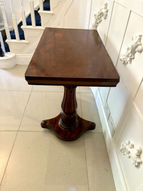 ANTIQUE VICTORIAN QUALITY MAHOGANY ADJUSTABLE READINGSIDE TABLE - ADDITIONAL PHOTO 5