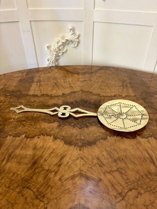 ANTIQUE VICTORIAN QUALITY BRASS SKIMMER - ADDITIONAL PHOTO 3
