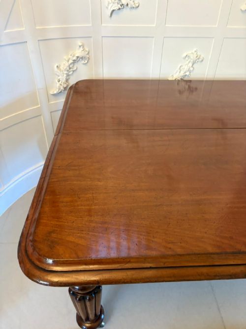 fig 1. Antique Victorian Quality Mahogany 10/12 Seater Extending Dining Table 