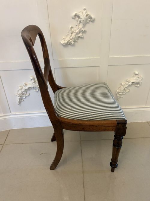 fig 1. Superb Quality Set of 6 Antique Victorian Rosewood Dining Chairs