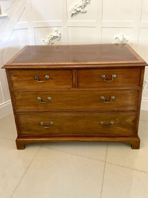 Antique Victorian Quality Mahogany Chest of 4 Drawers