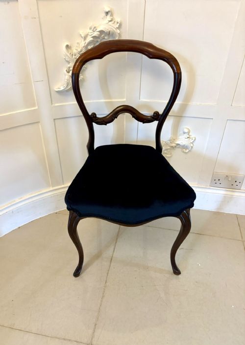 SUPERB QUALITY SET OF TEN ANTIQUE VICTORIAN ROSEWOOD DINING CHAIRS - ADDITIONAL PHOTO 5