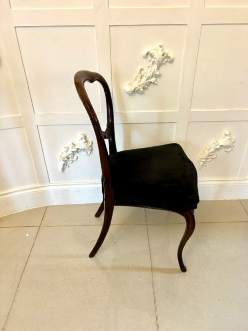 SUPERB QUALITY SET OF TEN ANTIQUE VICTORIAN ROSEWOOD DINING CHAIRS - ADDITIONAL PHOTO 11
