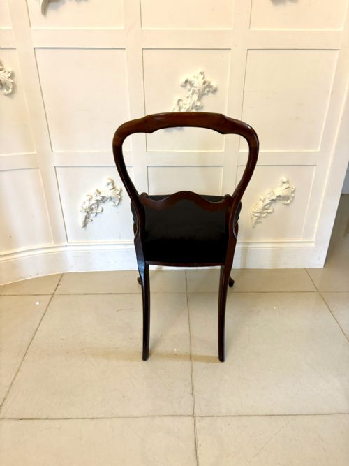 SUPERB QUALITY SET OF TEN ANTIQUE VICTORIAN ROSEWOOD DINING CHAIRS - ADDITIONAL PHOTO 13
