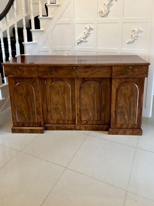 Antique Victorian Outstanding Quality Figured Mahogany Sideboard