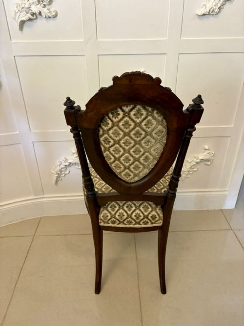 EXHIBITION QUALITY ANTIQUE VICTORIAN CARVED WALNUT 9 PIECE SUITE - ADDITIONAL PHOTO 5