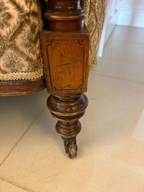 EXHIBITION QUALITY ANTIQUE VICTORIAN CARVED WALNUT 9 PIECE SUITE - ADDITIONAL PHOTO 16