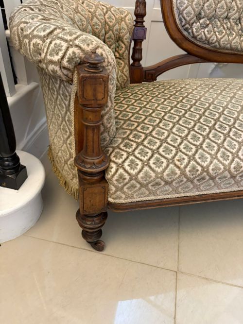 EXHIBITION QUALITY ANTIQUE VICTORIAN CARVED WALNUT 9 PIECE SUITE - ADDITIONAL PHOTO 21