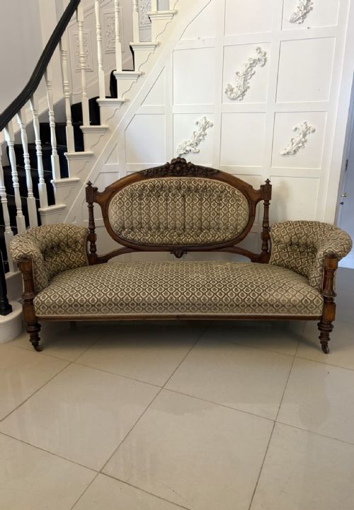 EXHIBITION QUALITY ANTIQUE VICTORIAN CARVED WALNUT 9 PIECE SUITE - ADDITIONAL PHOTO 26