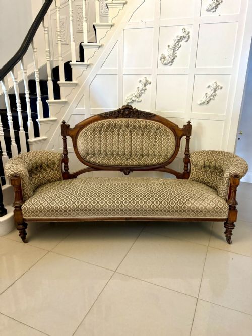EXHIBITION QUALITY ANTIQUE VICTORIAN CARVED WALNUT 9 PIECE SUITE - ADDITIONAL PHOTO 27