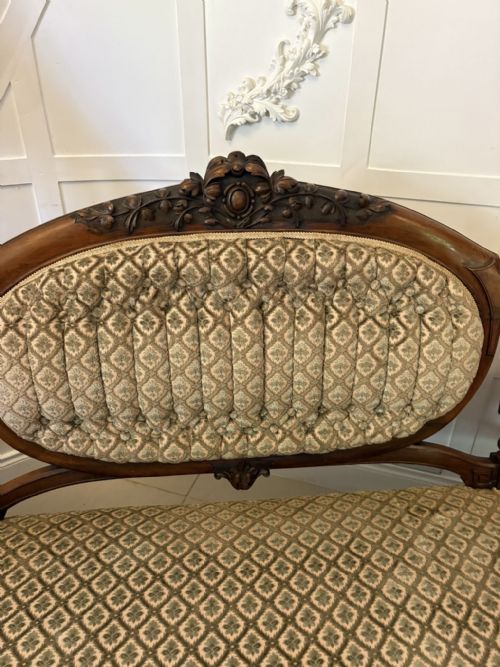 EXHIBITION QUALITY ANTIQUE VICTORIAN CARVED WALNUT 9 PIECE SUITE - ADDITIONAL PHOTO 28