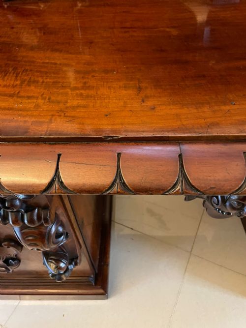 fig 1. Magnificent Quality Antique William IV Carved Mahogany Sideboard