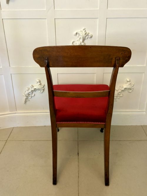 SET OF 10 ANTIQUE VICTORIAN QUALITY MAHOGANY DINING CHAIRS BY HOLLAND AND SONS - ADDITIONAL PHOTO 2