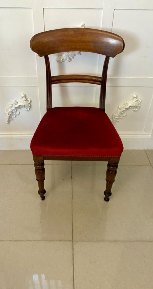 SET OF 10 ANTIQUE VICTORIAN QUALITY MAHOGANY DINING CHAIRS BY HOLLAND AND SONS - ADDITIONAL PHOTO 5